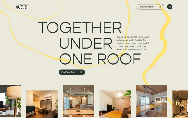 Acoe homepage