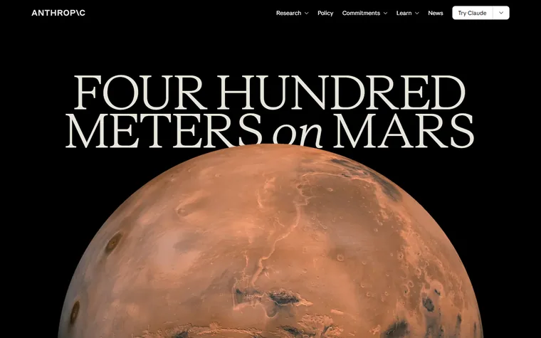 Anthropic homepage