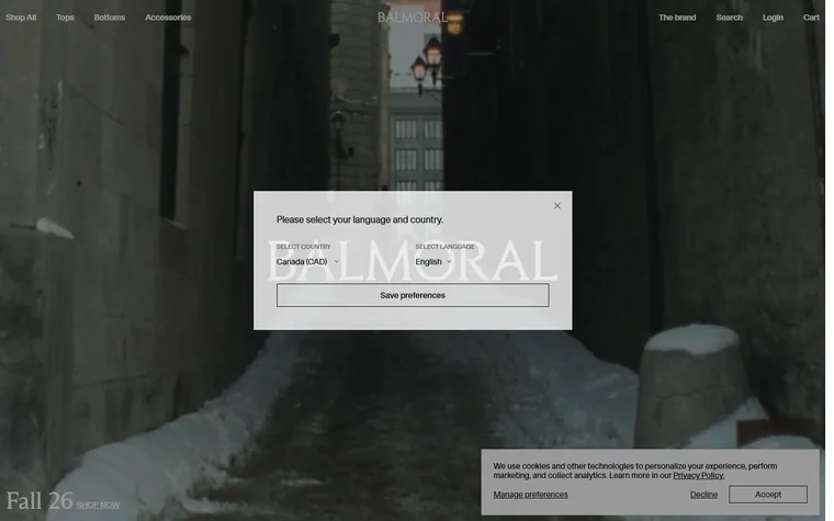 Balmoralrunning homepage