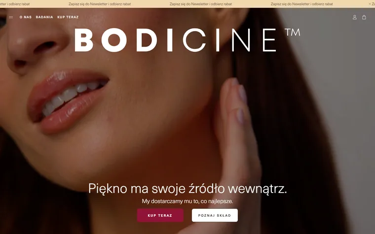 Bodicine homepage