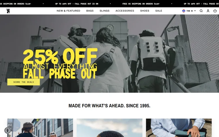 Chromeindustries homepage