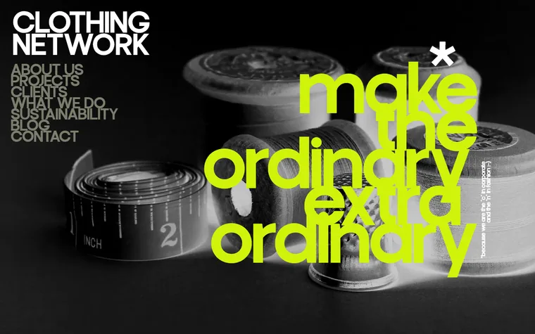 Clothing Network homepage