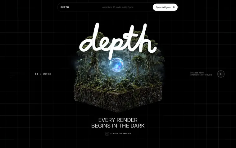 Depth homepage