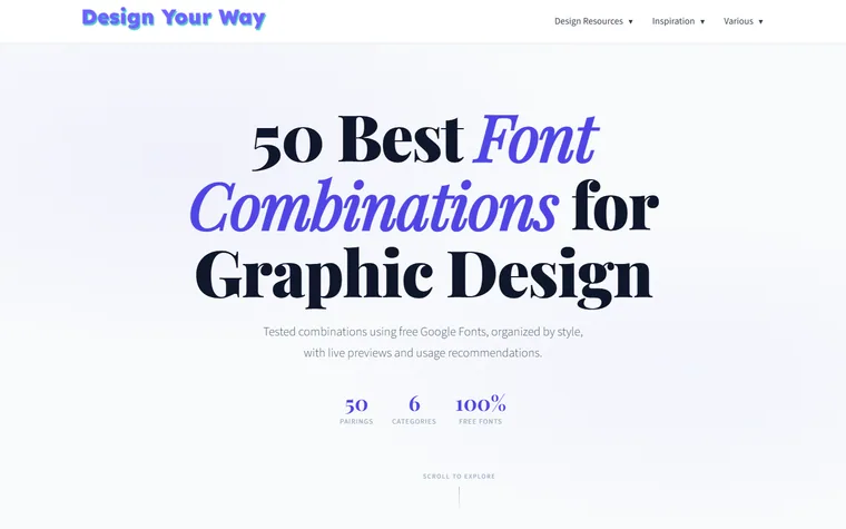 Designyourway homepage