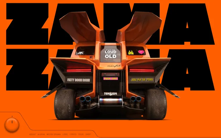 Dieantwoord homepage