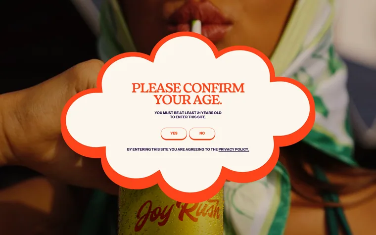 Drinkjoyrush homepage