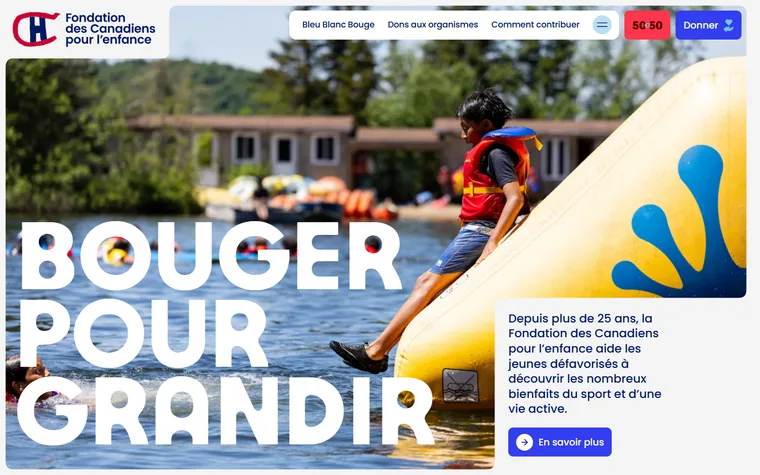 Fondation homepage