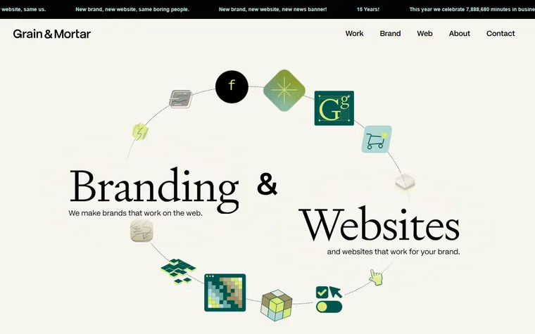 Grainandmortar homepage