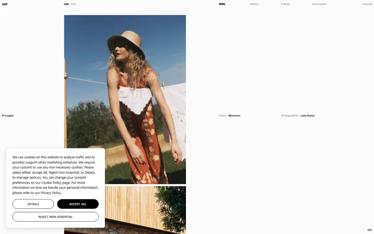 Gsproductions homepage