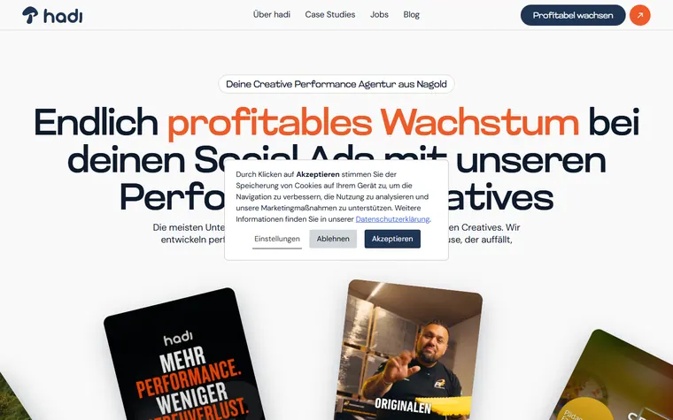 Hadi Community homepage
