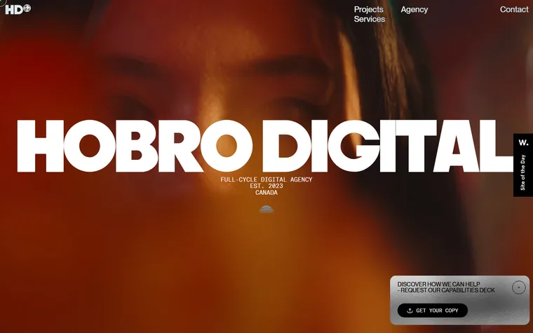Hobro homepage
