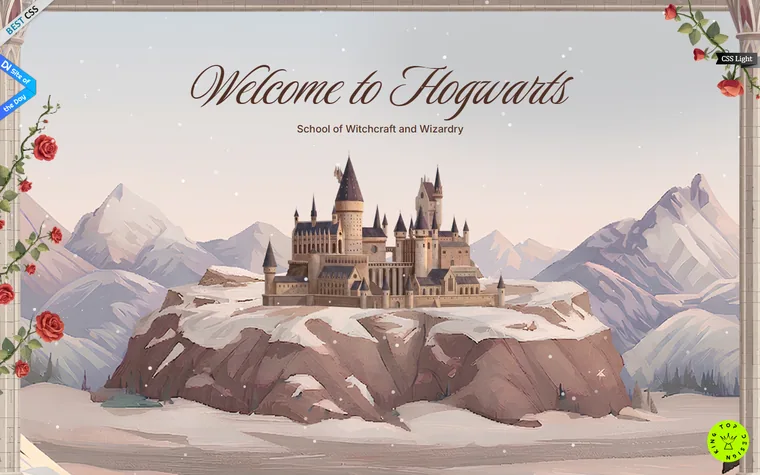 Hogwartsstory homepage