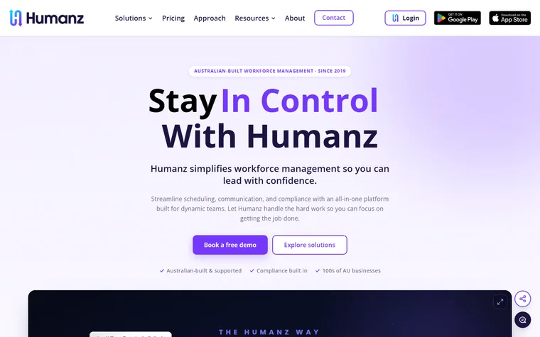 Humanz homepage