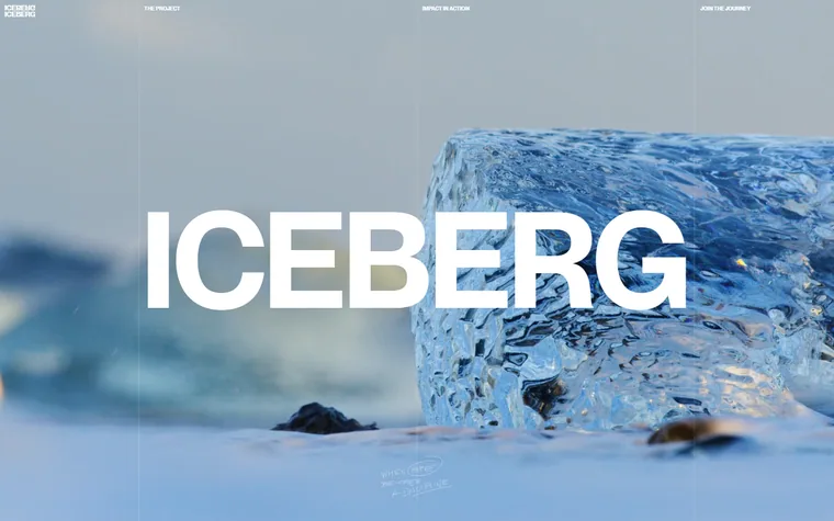 Iceberg homepage