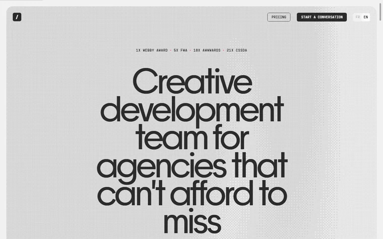 Incredibles homepage