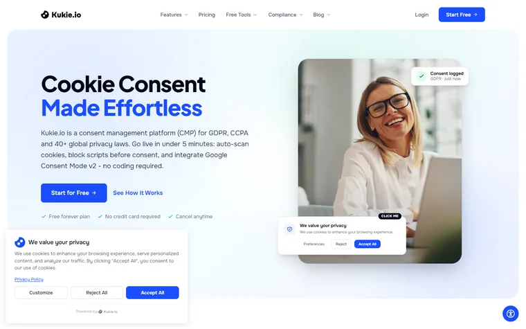 Kukie homepage