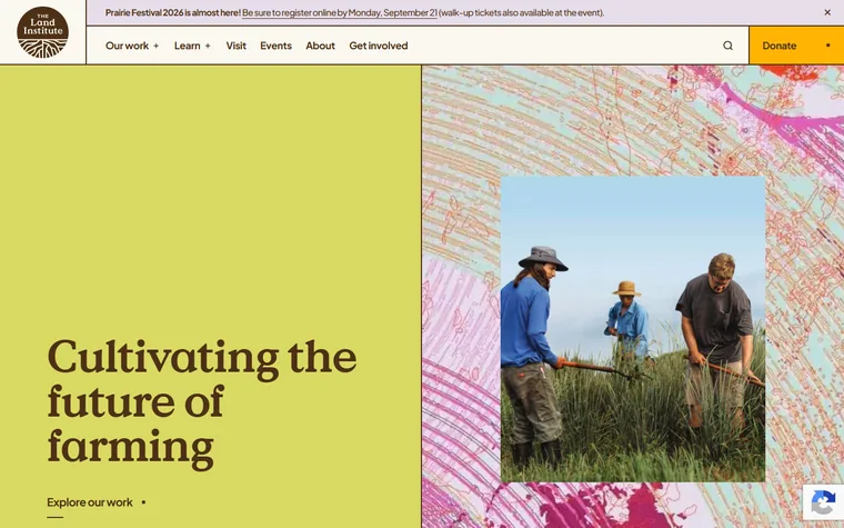 Landinstitute homepage