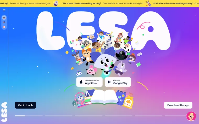 Lesa homepage