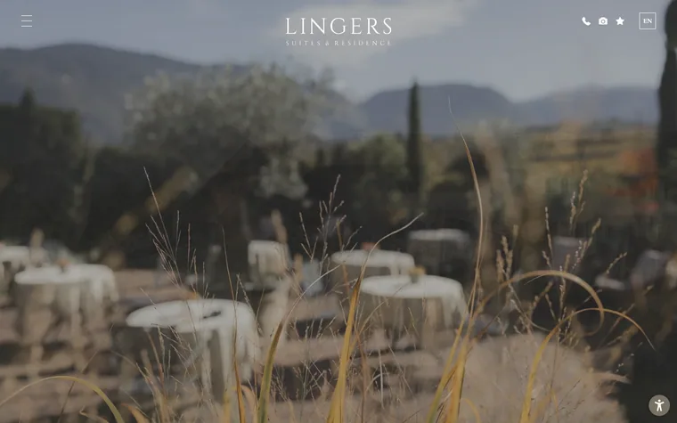 Lingers homepage