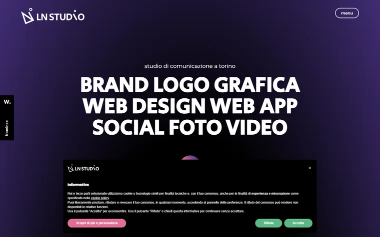 Ln Studio homepage