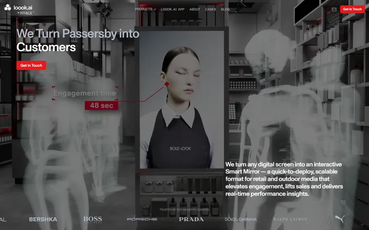Loook homepage