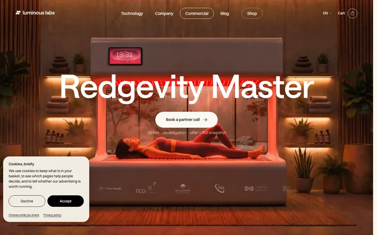 Luminouslabs homepage