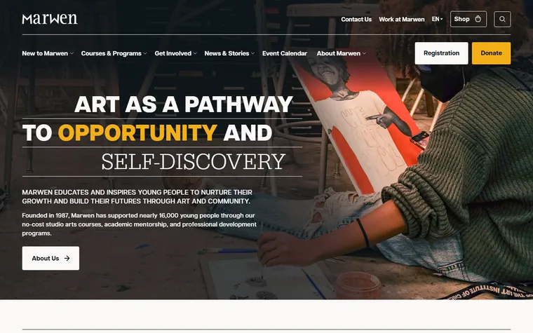 Marwen homepage