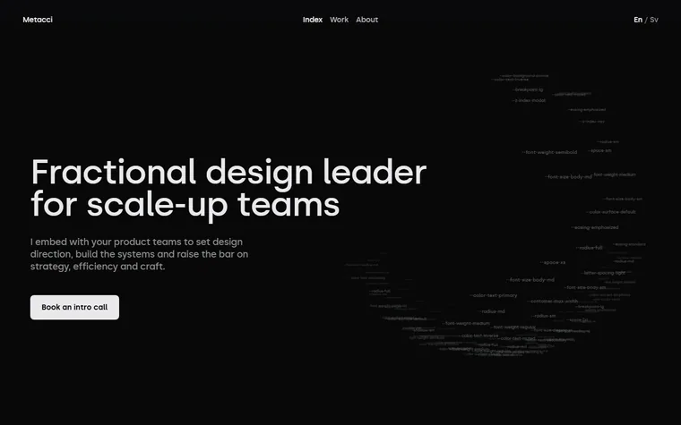 Metacci homepage