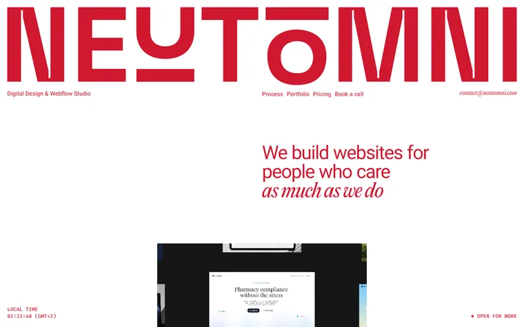 Neutomni homepage