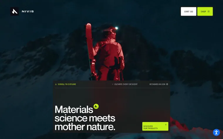 Nivisgear homepage