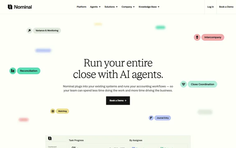 Nominal homepage