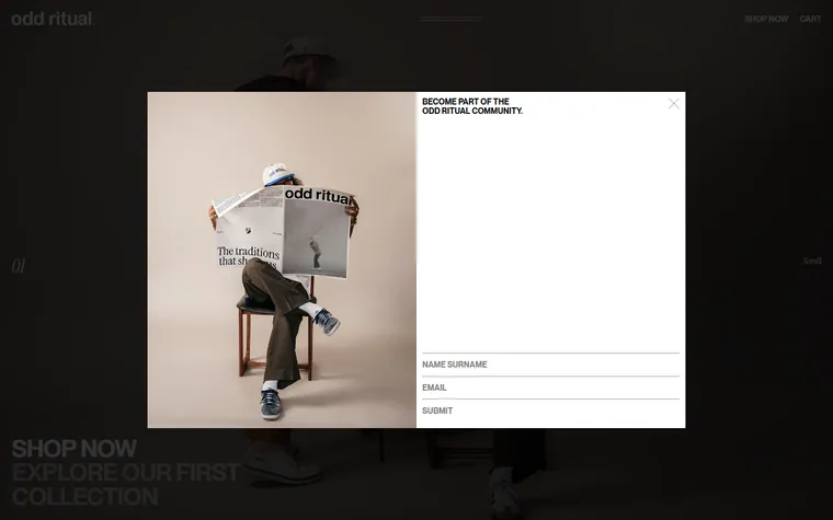 Oddritualgolf homepage