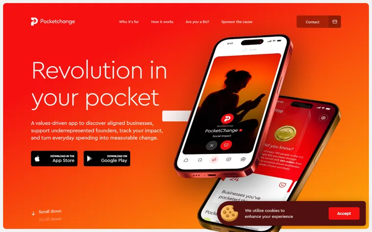Pocketchangethe homepage