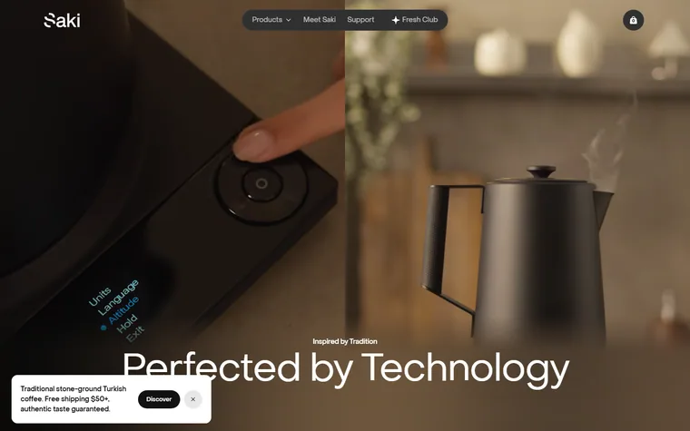 Sakiproducts homepage