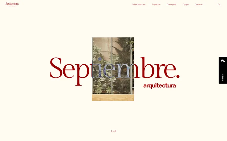 Septiembrearquitectura homepage