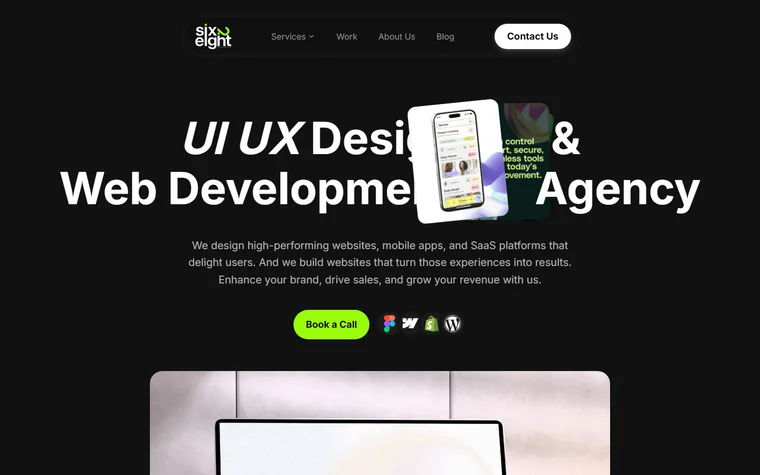 Six2eight homepage