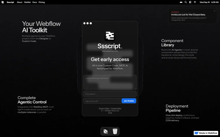 Ssscript homepage