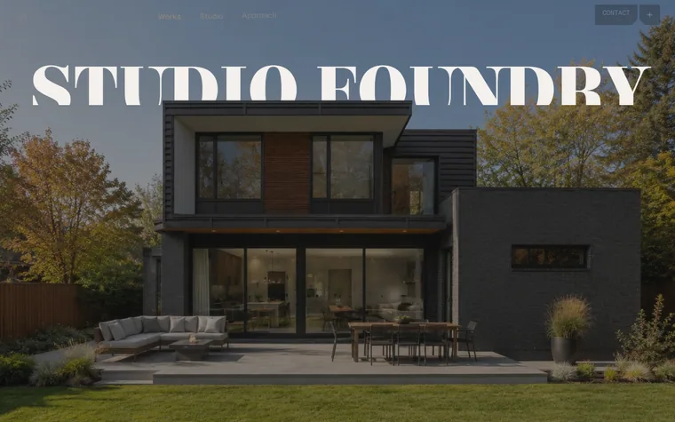 Studio Foundry homepage