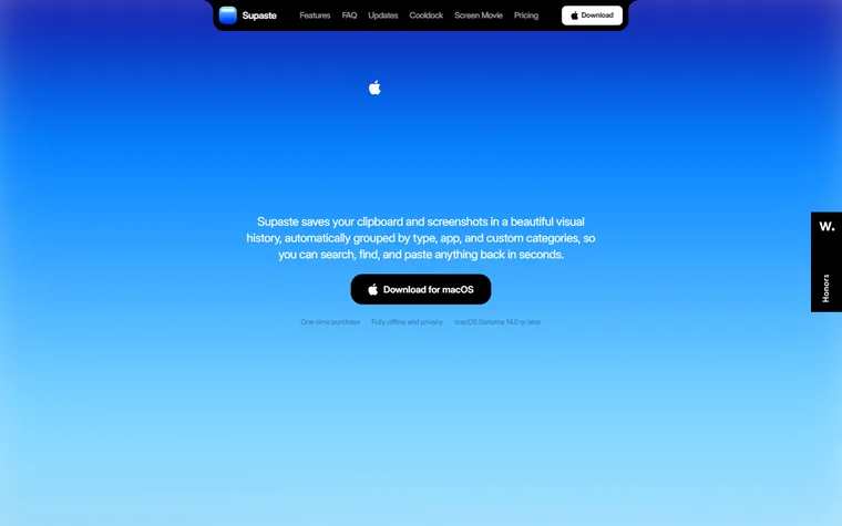 Supaste homepage