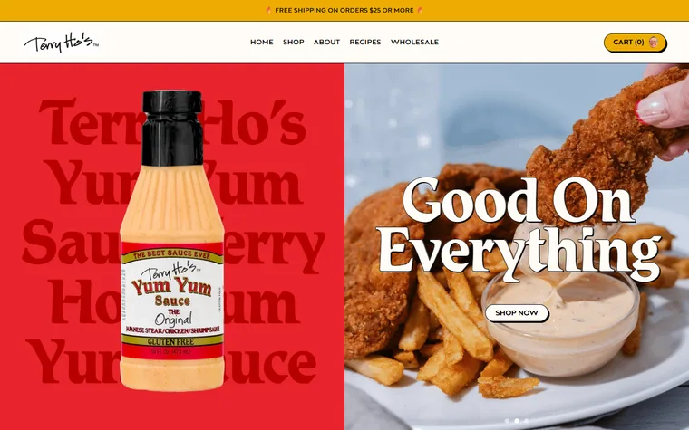 Terryhoproducts homepage