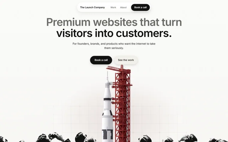 Thelaunchcompany homepage