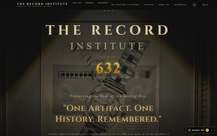 Therecord homepage
