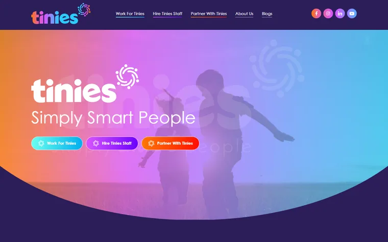 Tinies homepage