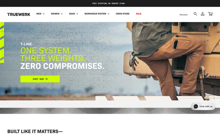 Truewerk homepage