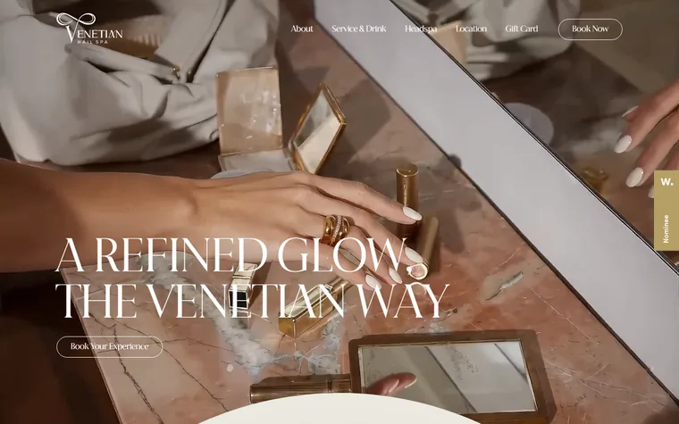 Venetianspa homepage