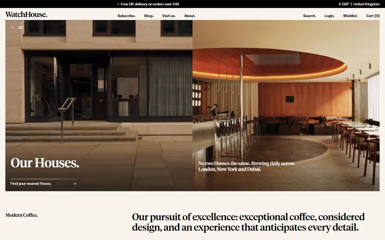Watchhouse homepage