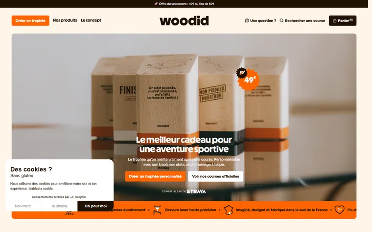Wearewoodid homepage