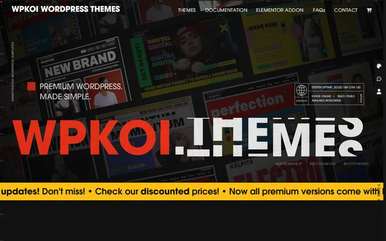 Wpkoi homepage